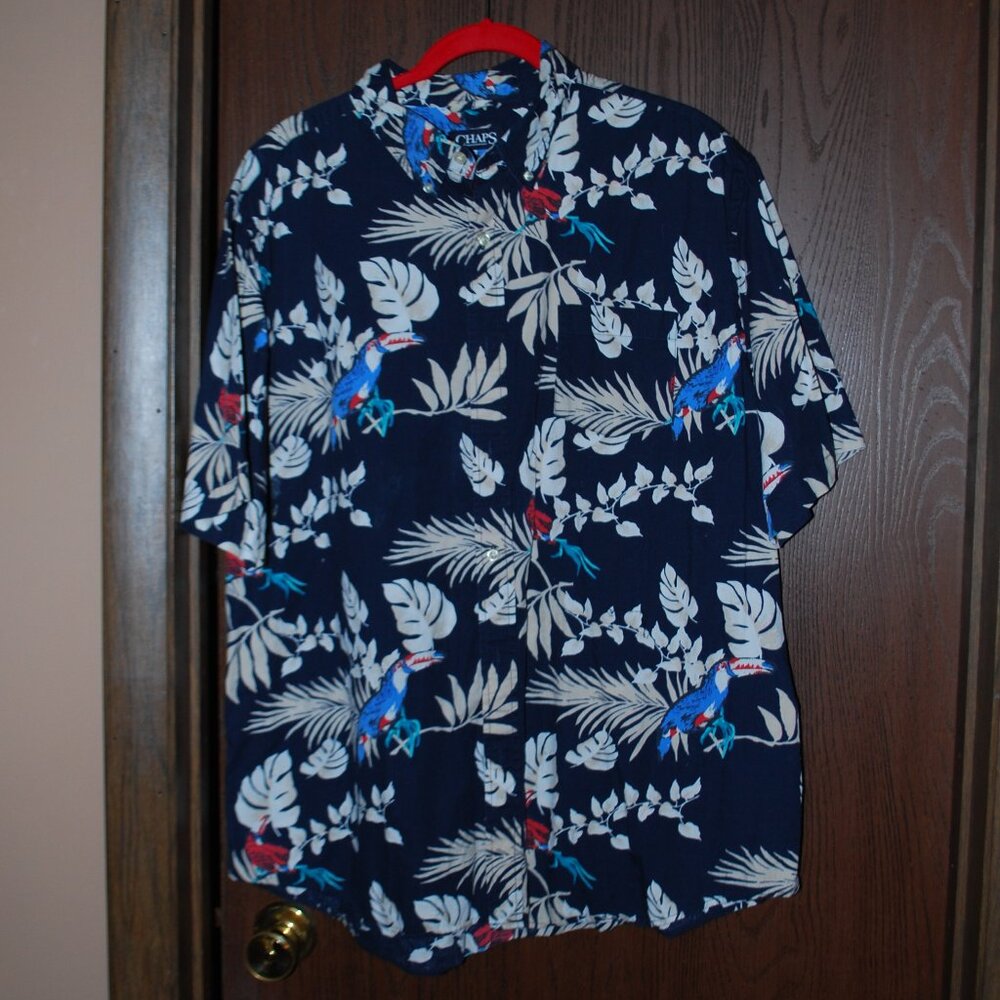 3/$30 - Chaps 100% Cotton Short-sleeve Shirt - XXL